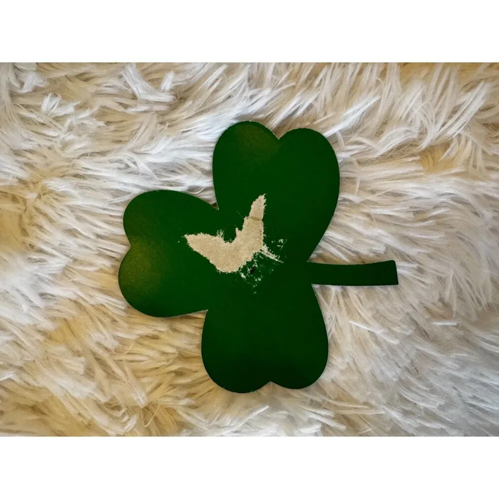 RARE set of 5 vintage St. Patrick's Day Die cut window decorations Beistle 1978 - Picture 11 of 13